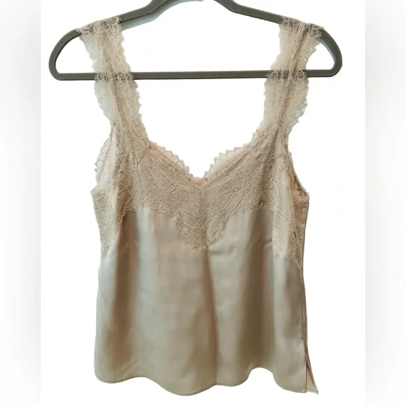 Cami NYC Lace Trim Cream Camisole - Picture 1 of 3
